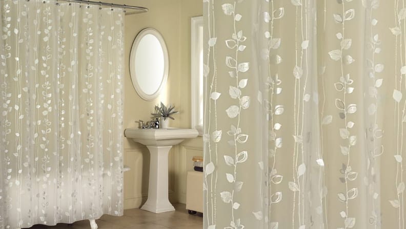 curtains in bathroom